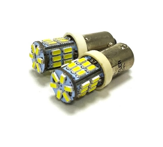 Светодиодная лампа VETTLER 12/24 V BA9S-30 3014 SMD, 2 шт. BA9S1224301430White