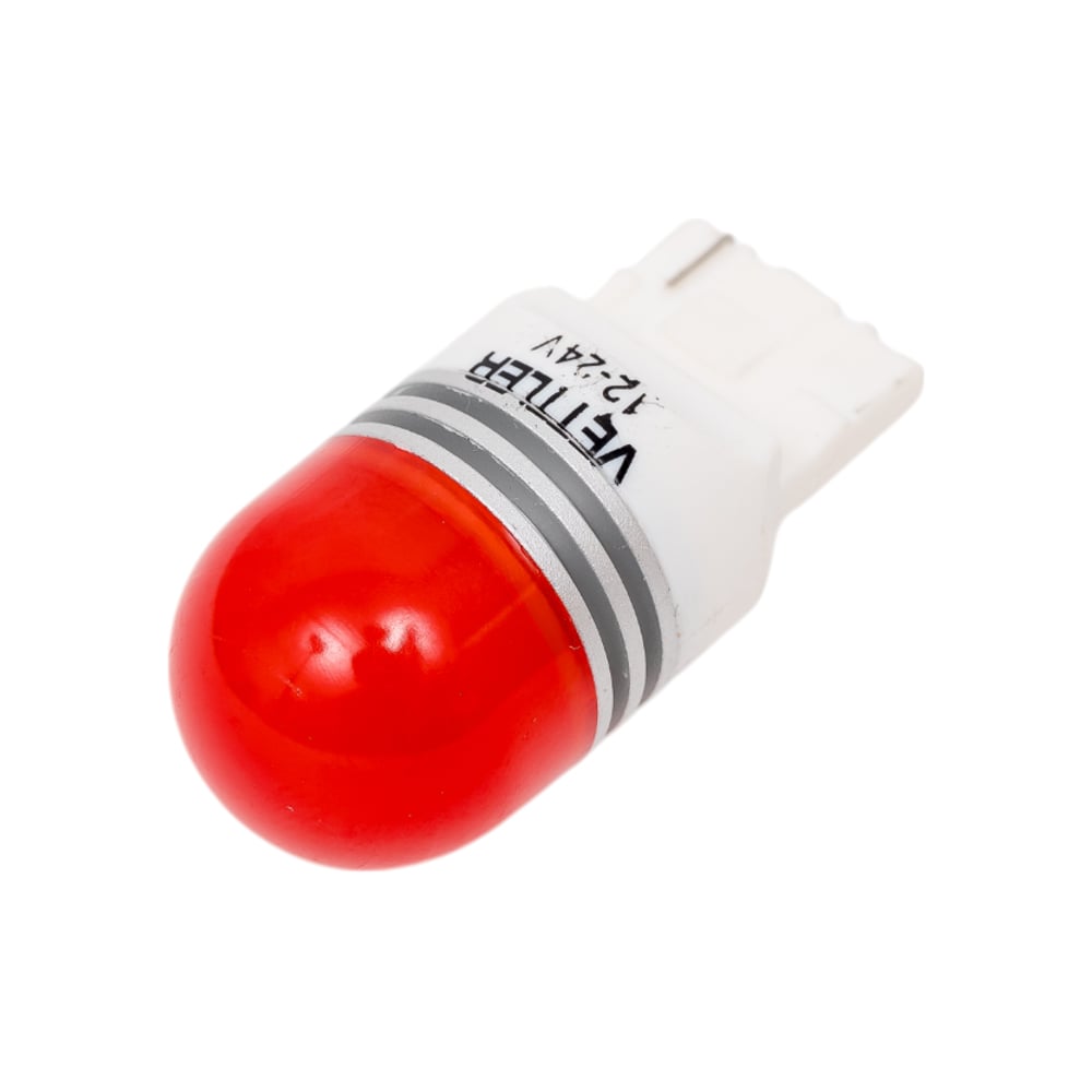 Лампа светодиод S25 12-24V 6 SMD 3030 красн стоп-сигнал повтор 1 конт к-т 2шт (VETTLER)