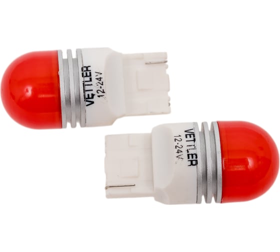 Светодиодная лампа VETTLER 12/24 V T20 7440-6 3030 SMD T20122430306Red