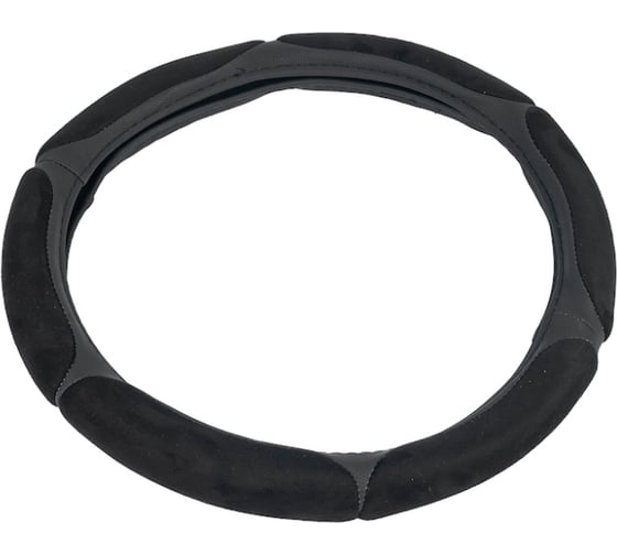 Оплетка на руль VETTLER SPORT S 35-36 см, PVC, 6 подушек, черный SLA1black 1