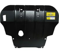 Стальная защита ООО Трио Сервис 2 мм, двигатель, КПП, Volkswagen Passat B3/B4 MOTODOR 02701