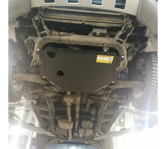 Стальная защита ООО Трио Сервис 2 мм, двигатель, КПП, Chevrolet Captiva/Opel Antara MOTODOR 03014