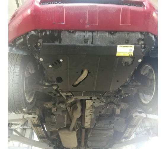 Стальная защита ООО Трио Сервис 2 мм, двигатель, КПП, Toyota Rav 4 MOTODOR 02554