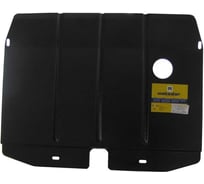 Стальная защита ООО Трио Сервис 2 мм, двигатель, Peugeot 406 MOTODOR 01606