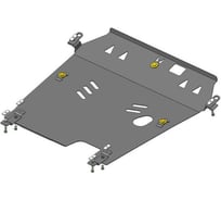 Стальная защита ООО Трио Сервис 3 мм, двигатель, КПП, Honda Crosstour MOTODOR 10803