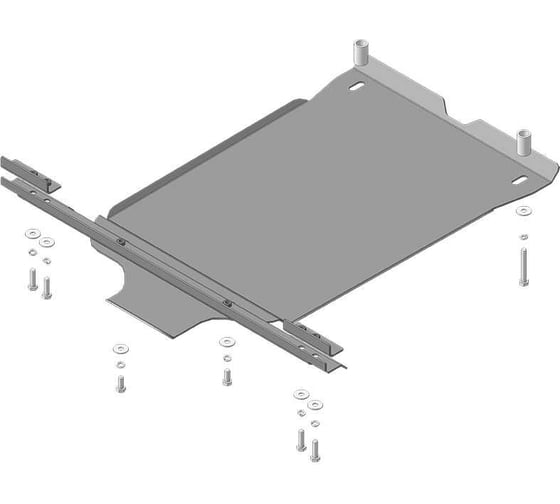 Стальная защита ООО Трио Сервис двигатель, КПП, Chevrolet Niva 2002-2020, Lada Niva Travel 2021- MOTODOR 13006 1