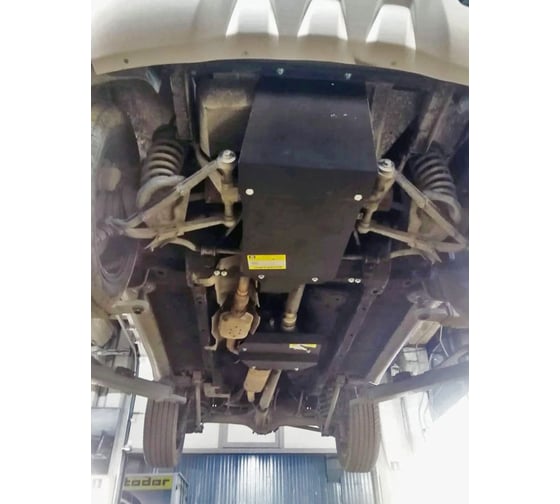 Стальная защита ООО Трио Сервис двигатель, КПП, Chevrolet Niva 2002-2020, Lada Niva Travel 2021- MOTODOR 13006