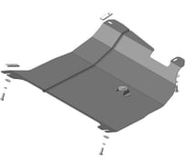 Стальная защита ООО Трио Сервис 2 мм, двигатель, КПП, Lifan Smily 320, 330 2008- MOTODOR 64704