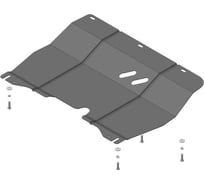 Стальная защита ООО Трио Сервис 2 мм, двигатель, КПП, Lifan X50, V=1.5 2015-2021 MOTODOR 64705