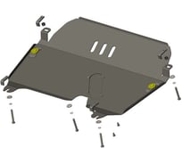 Стальная защита ООО Трио Сервис двигатель, КПП, Lexus RX, Toyota Highlander 2014-2020 MOTODOR 15012