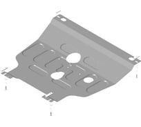 Стальная защита ООО Трио Сервис 2 мм, двигатель, КПП, Chevrolet Lanos/Sens MOTODOR 73026