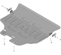 Стальная защита ООО Трио Сервис 2 мм, двигатель, Subaru Outback, с 2021 г.в. MOTODOR 72203