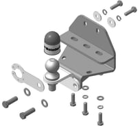 Фаркоп Toyota LC 300 2021- ООО Трио Сервис MOTODOR 92524-FE