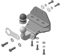Фаркоп Toyota LC 300 2021- ООО Трио Сервис MOTODOR 92524-F