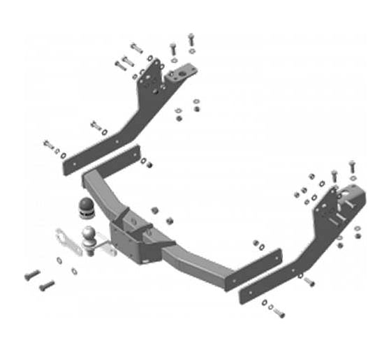 Фаркоп Gazelle Next ООО Трио Сервис MOTODOR 95602-FE