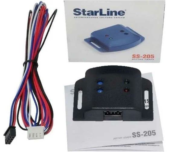 Датчик удара StarLine SS 205 2-уровневый, пьезоэлектрический 1011471 1