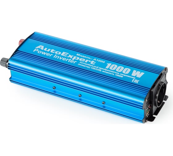 Автомобильный инвертер AutoExpert 1000W, преобразователь напряжения с 12 на 220V А1000