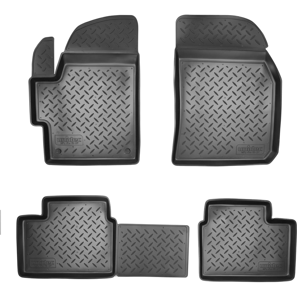 Салонные коврики UNIDEC для Daewoo Matiz 2001-2005 NPL-Po-15-27 ...