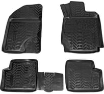 Ковры Airline для Toyota Corolla 00-07 RHD, 4 шт., высокий борт, 3D с подпятником, ТЭП, черные ACM-PS-79