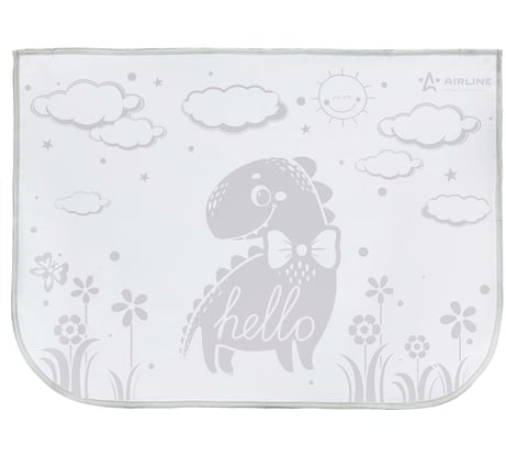 Солнцезащитная шторка на боковое стекло Airline детская, 50x70 см, на магнитах, 1 шт., серая ASPS-SW-01