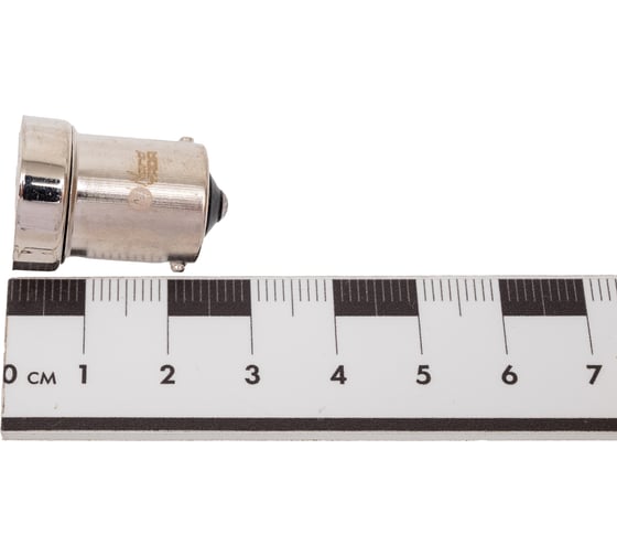 Cветодиод Nord-Yada 12V G18.5 4SMD size 5050, R10W BA15s белый 0.6W 20lm, 2шт. 902702