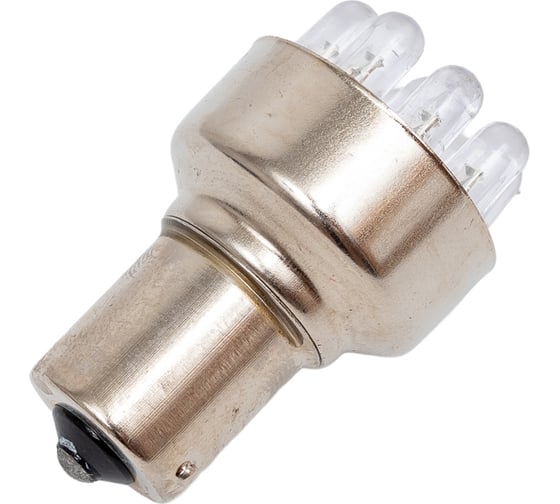 Cветодиод Nord-Yada 12V TS25 9 LED, BAY15d, белый, 0.79W, 33.76lm, 2 шт. 901973