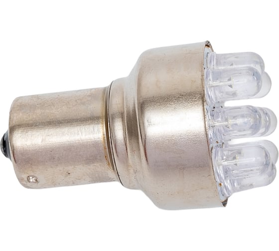 Cветодиод Nord-Yada 12V TS25 9 LED, BAY15d, белый, 0.79W, 33.76lm, 2 шт. 901973
