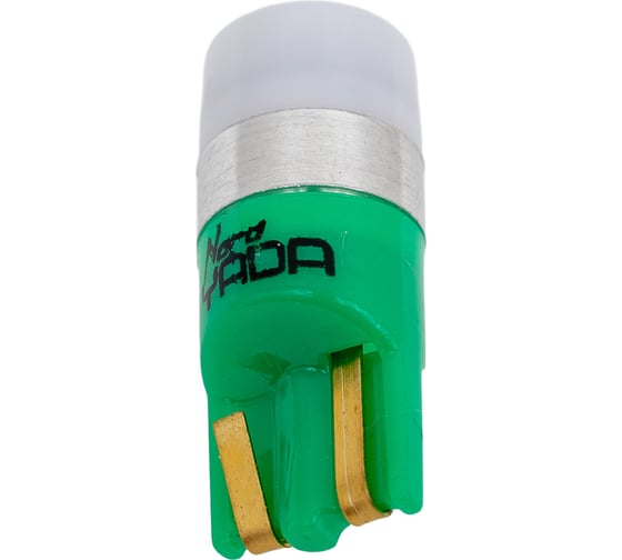 Светодиод Nord-Yada 12 В, T10 W5W, 1x3030SMD, зеленый 908851