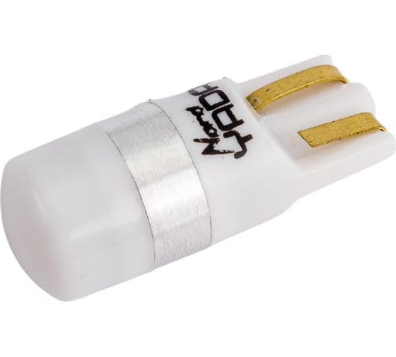 Светодиод Nord-Yada 12 В, T10 W5W, 1x3030SMD, белый, 2 шт. 908849