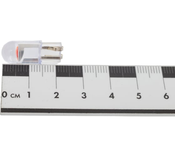 Светодиод Nord-Yada 12 В, T10, 1LED, W5W, F10, красный 2 шт 908832
