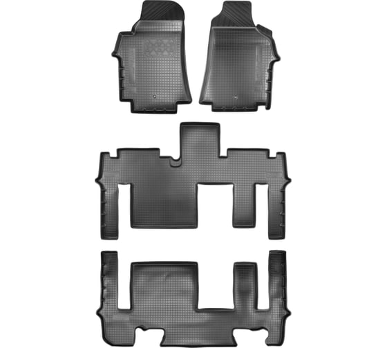 Салонные коврики UNIDEC для Hyundai H1 2007 4 шт., 3 ряда NPA00-C31-170 1