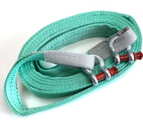 Трос буксировочный ТамбовТехСнаб 12т 15м с шаклами Двухслойный. Усиленный. 7930124364609