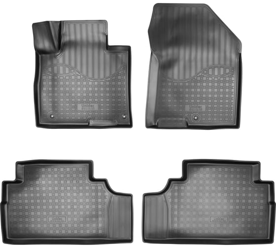 Салонные коврики UNIDEC для Hyundai Santa Fe 3D 2018 7 мест NPA10-C31-531