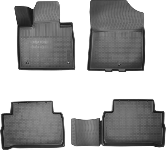 Салонные коврики UNIDEC для Hyundai Santa Fe 3D 2020 7 мест NPA11-C31-536 1
