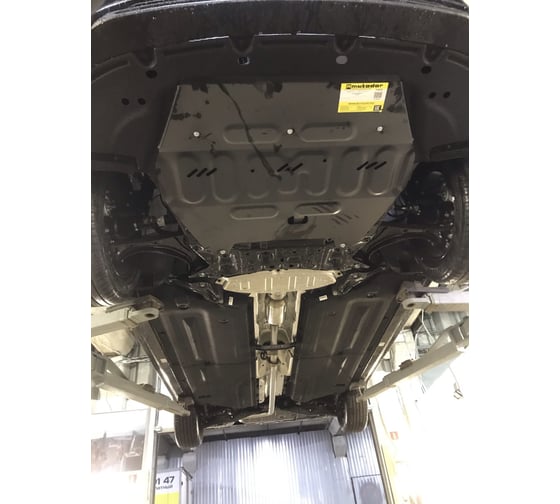 Стальная защита ООО Трио Сервис 2мм Д, КПП, Kia K5, Hyundai Sonata c 2020 г.в. MOTODOR 71013