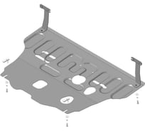 Стальная защита ООО Трио Сервис Д, КПП, Hyundai Elantra, 2016-2020, KIA Cerato 2019- MOTODOR 70913