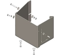 Стальная защита ООО Трио Сервис 3 мм, насос adblue, KAMAZ 5490 MOTODOR 27707