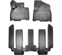 Салонные коврики UNIDEC для Kia Carnival IV 3D 2020 1, 2 ряд 8-ми местная версия NPA10-C43-034