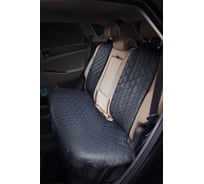 Накидка Airline алькантара, задняя, экокожа с перфорацией, черная ACS-SB-01