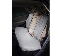 Накидка Airline алькантара, задняя, экокожа с перфорацией, серая ACS-SB-02