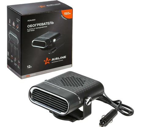 Обогреватель в салон от прикуривателя Airline PRO 12 В, 150 Вт AEAU001