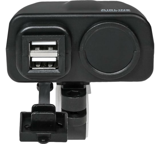 USB-розетка для мотоциклов с вольтметром и термометром Airline AEBJ209
