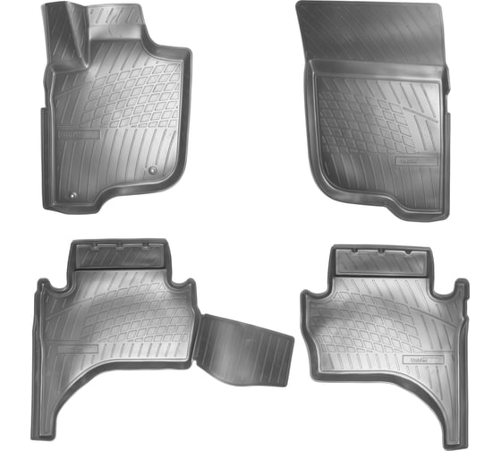 Салонные коврики UNIDEC для Mitsubishi L200 V 3D 2015 NPA11-C59-335