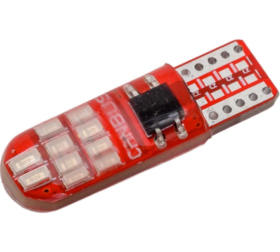 Светодиод Nord-Yada 12V T10 W5W 20x3014SMD, c обманкой, синий 2 шт 908827