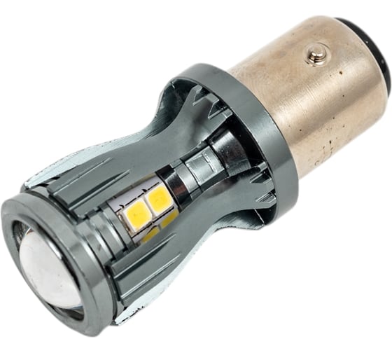 Светодиод Nord-Yada S25, Р21/5W, ВАY15s, 14x2835SMD, чип OSRAM с обманкой (стоп,ук.пов.), блистер 2 шт. в упаковке 908340