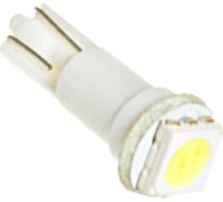 Светодиод Nord-Yada 12V T5-02 1SMD W1,2W Base: W2,0 х4,6d 0.18W 10lm белый 2 шт 902402