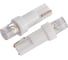 Светодиод Nord-Yada 12V T5-01 1LED W1,2W Base: W2,0 х4,6d 0.18W 4lm конус белый 2 шт. 900277 1