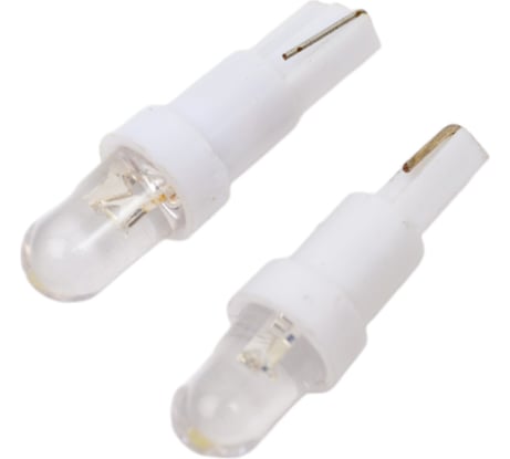 Светодиод Nord-Yada 12V T5-01 (1LED) W1,2W Base: W2,0 х4,6d 0.18W 4lm стандарт белый 2 шт 900281
