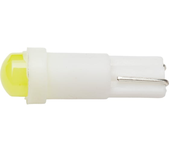 Светодиод Nord-Yada 12V T5-01 (1LED) COB W1.2W Base:W2.0-4.6d белый 0.36W 18lm 2 шт. 904588
