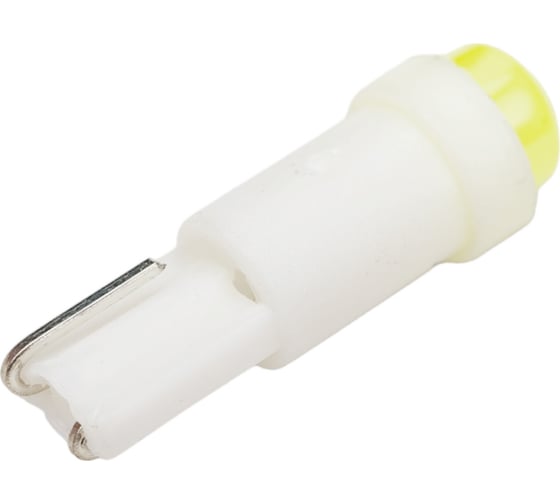 Светодиод Nord-Yada 12V T5-01 (1LED) COB W1.2W Base:W2.0-4.6d белый 0.36W 18lm 2 шт. 904588